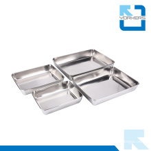 Hot Sale Service Equipment Stainless Steel Service Towel Dish Hotel Towel Tray